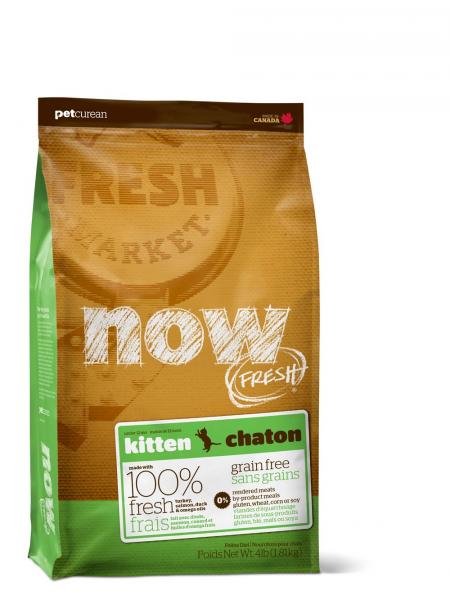 NOW Natural Recette de chaton sans grains frais holistique naturelle NOW Natural Recette de chaton sans grains frais holistique naturelle