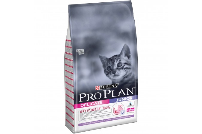 Purina Pro Plan Junior délicat pour chatons à la dinde et au riz Purina Pro Plan Junior délicat pour chatons à la dinde et au riz