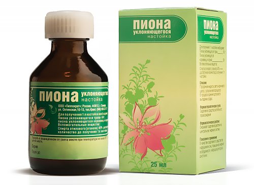 Tinktur einer ausweichenden Pfingstrose