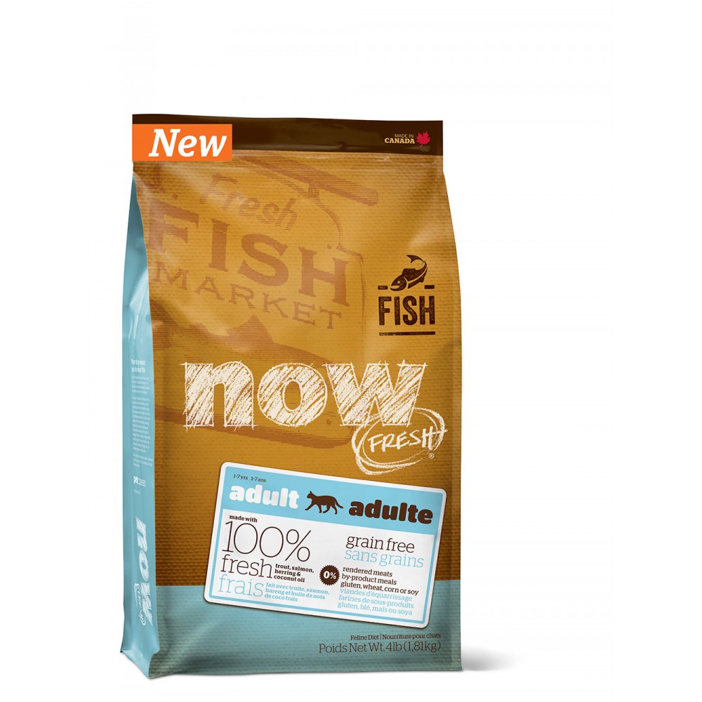 NOW Recette Naturelle de Poisson Holistique CF NOW Recette Naturelle de Poisson Holistique CF