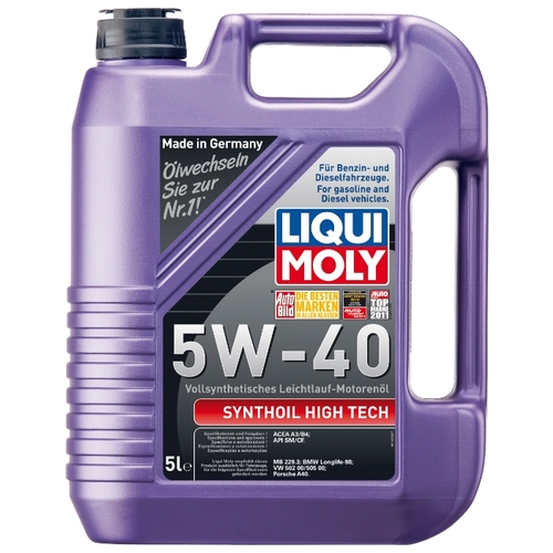 LIQUI MOLY Synthoil High Tech 5W-40 LIQUI MOLY Synthoil High Tech 5W-40